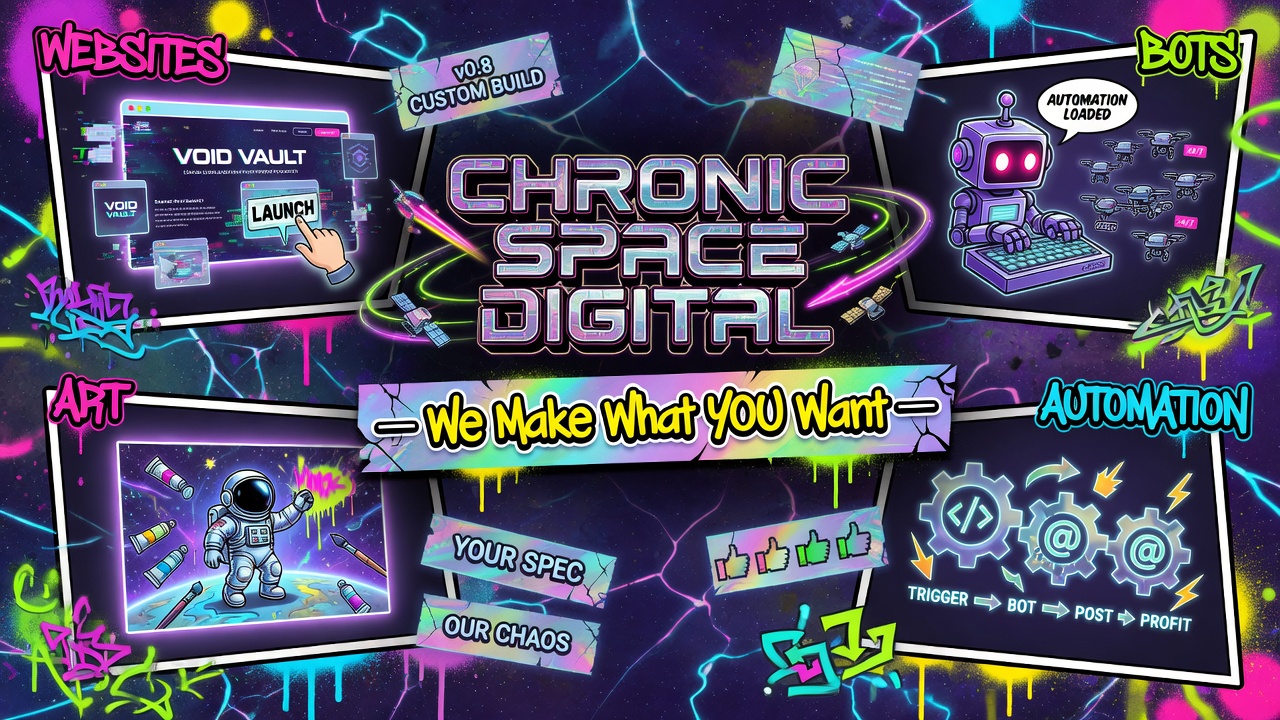 Chronic Space Digital custom builds showcase